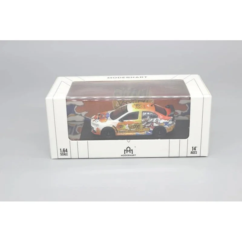 ModernArt/MOREART 1:64 voiture Mitsu-bishi EVO dix génération lion peinture simulation modèles de voiture en alliage