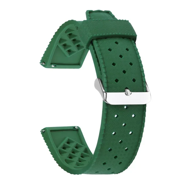 20mm 22mm Tropic Silicone Strap for Citizen Rubber Watchband for Seiko Waterproof Bracelet Quick Release Wristband for Casio