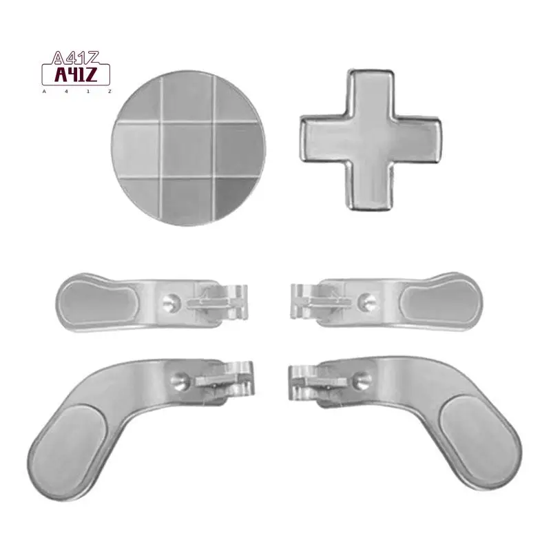 A41Z-For One Elite Series 2 6PCS Metal Controller Parts 4 Paddles 2 D-Pad Gaming Replacement Controller Component Set