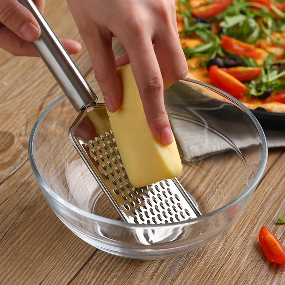 Multifunctional Stainless Steel Cheese Lemon Fruit Peeler Shredder Grater Fruit Vegetable Tool