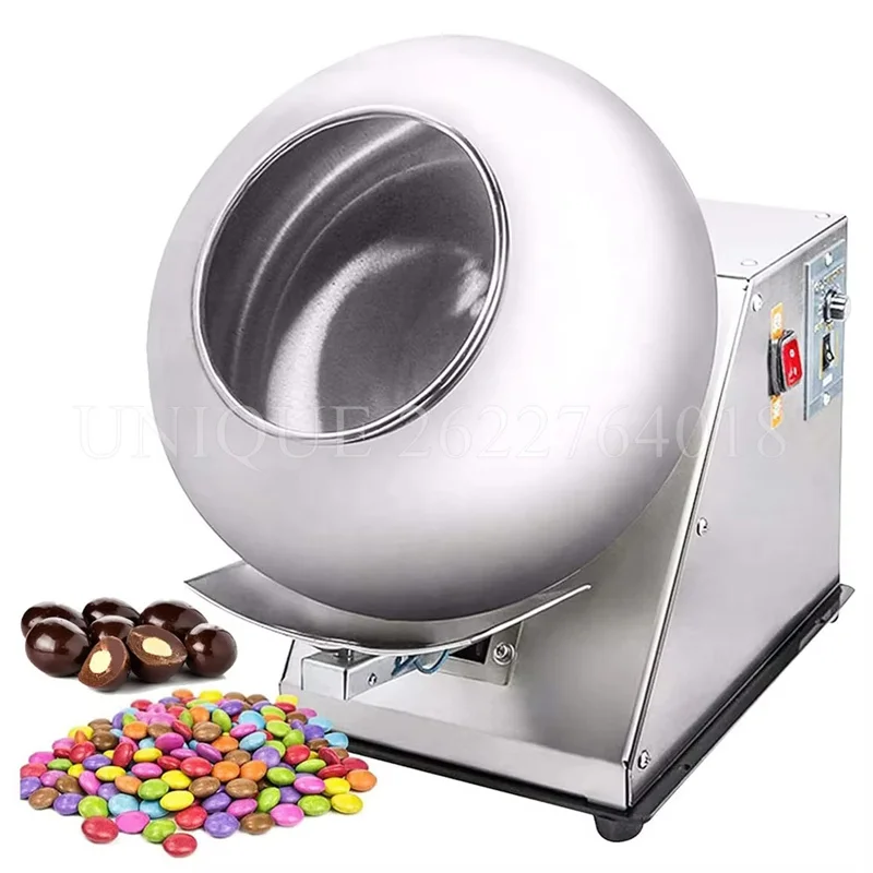 110/220V Automatic 1-3kg Chocolate Coating Machine Multi-Function Sugar Coating Peanut Coating Pills Polishing Coating Machine