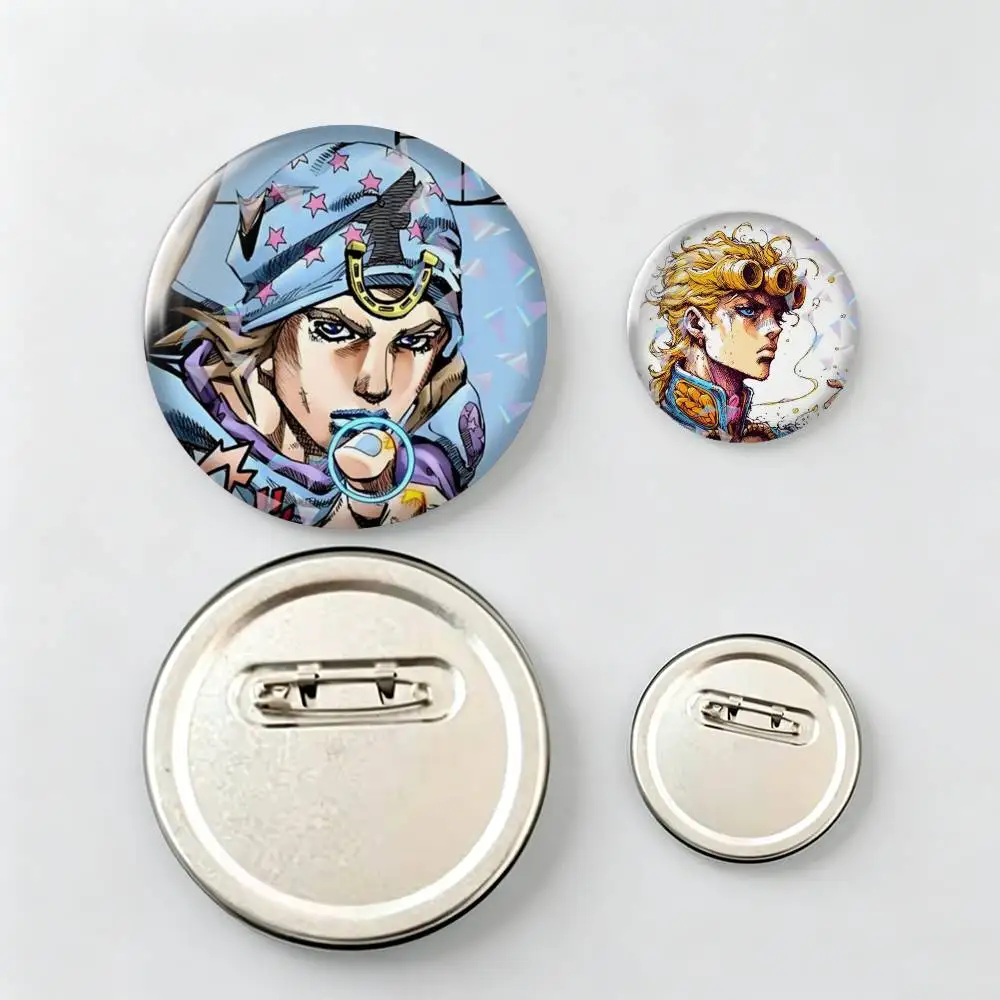 Anime Jojos-s Bizarres-s Adventures Brooch Metal Badge Brooch, Fashion Decorative Pins for Hat Bag Clothing Gift,Souvenir.