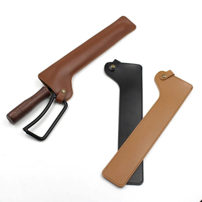 Outdoor mountain camping tools fire poker leather storage holster three color charcoal holder holster outdoor gadgets