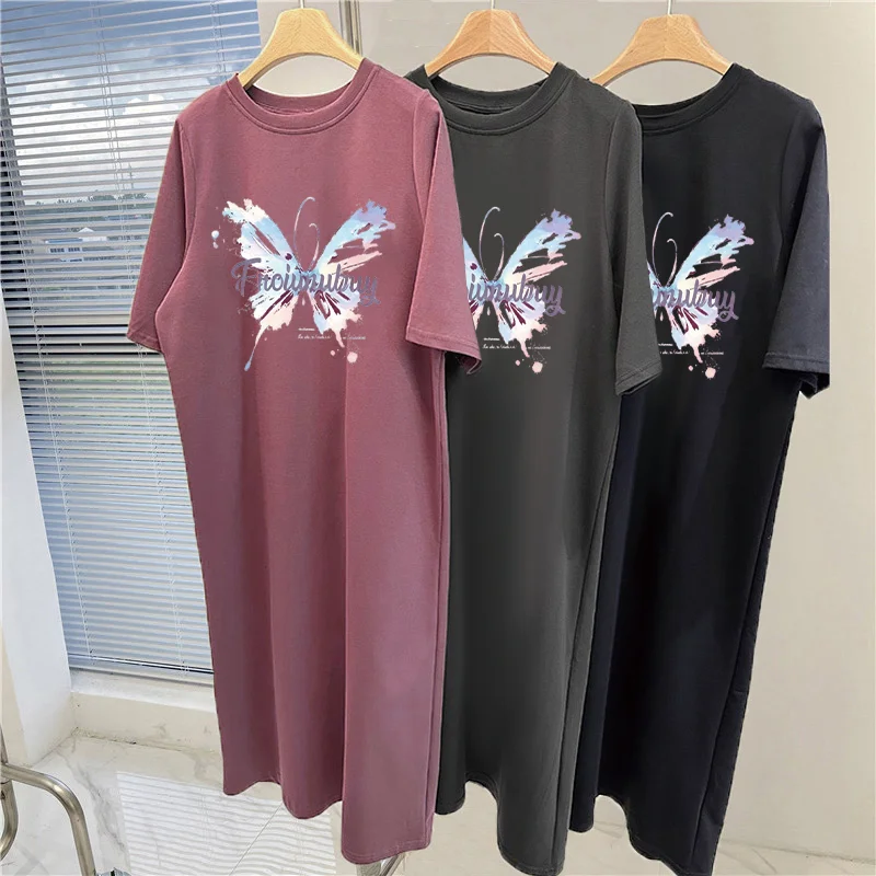 Damska sukienka T-shirt z nadr – Summer Clothing For Older Women recenzja i cena