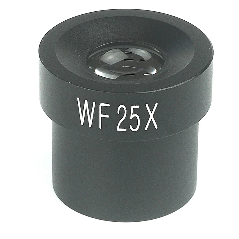 1pcs 2pcs WF25X Microscope Eyepiece 8mm Wide Field of View For 23.2mm Mount Port Biological Microscope