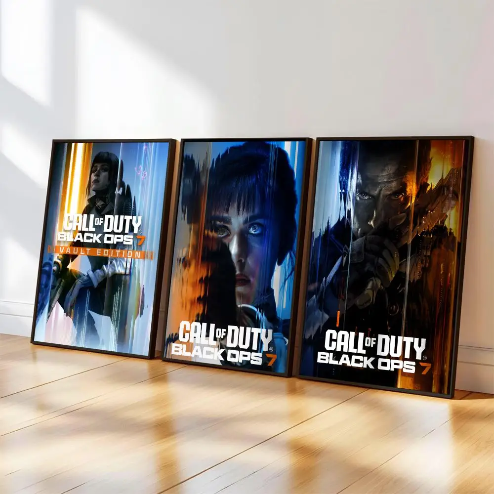 C-Call of D-Duty Black Ops 7 Poster, Musik-Album-Cover für Zimmer, Leinwandgemälde, Kunstdruck, Heimwanddekoration, Bild, Geschenk