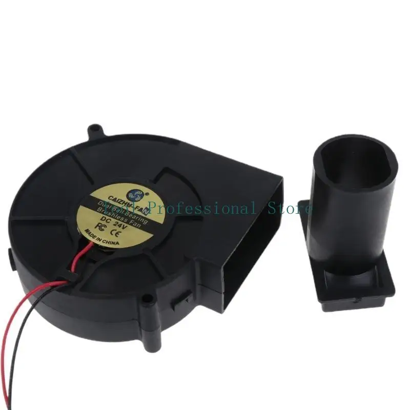 57QF 2 دبوس منفاخ كهربائي 5 فولت-24 فولت شواء مروحة الفحم مدخنة كاتب 3800R مروحة الشواء