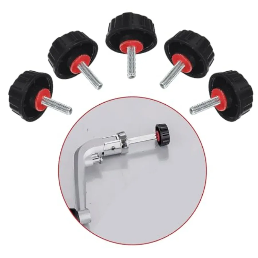 5 قطعة العالمي الصيد بكرة مقبض المسمار قبعات مسامير المكسرات قبعات الصيد بكرة استبدال أجزاء ل بكرات دوارة مقبض السلطة مقبض #5