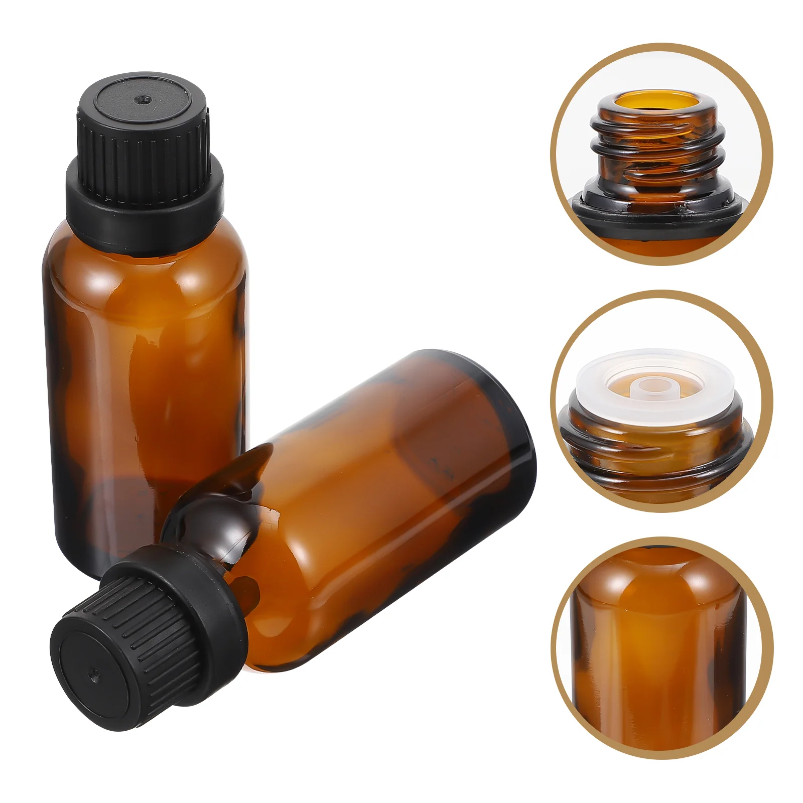 

12 Pcs Travel Spray Bottle Blue Essential Oil Empty Makeup Container Glass Jar Sub Packaging Bottles Lotion Vials Coffee