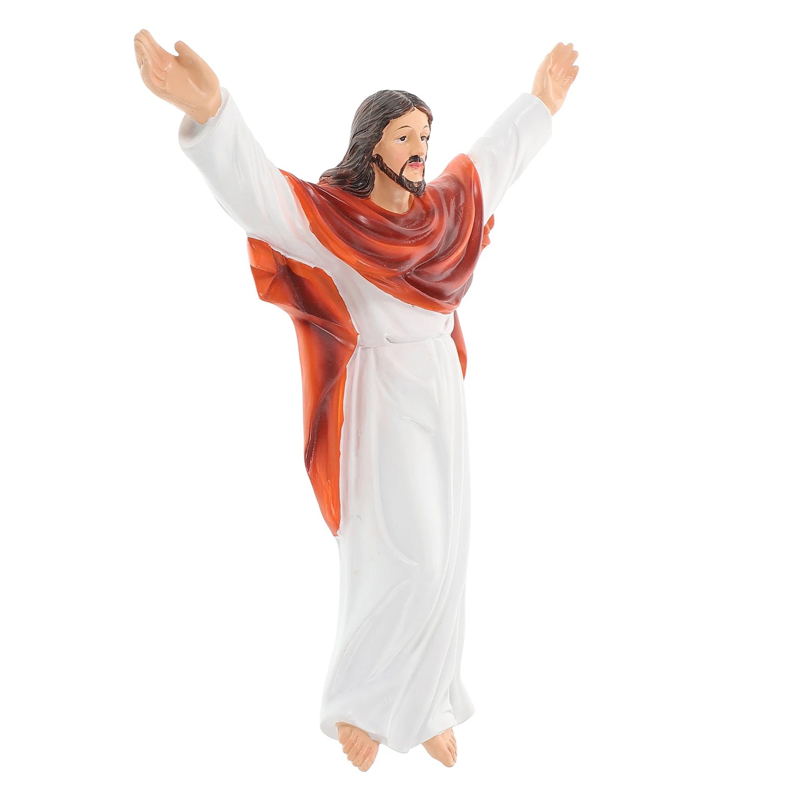 

Easter Figure 22CM Jesus Sculpture Resin Jesus Statue Decoration Christus Decor Religious Wall Art Home Miniature Model