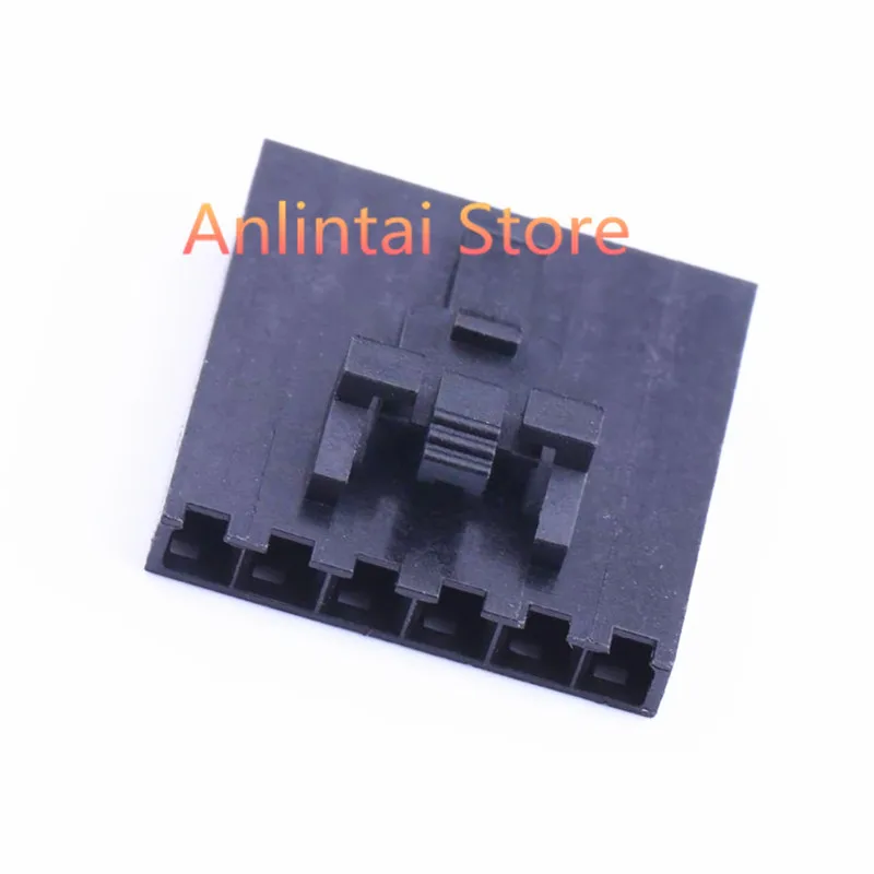 10PCS  50579406  2.54mm 1x6P D Crimping terminal rubber shell  CONN HOUSING 6POS .100 W/LATCH