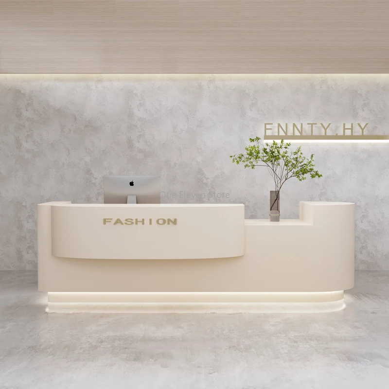 Simplicity Nordic Luxury Reception Desk Information Reception Desk Clothing Store Escritorio De Recepcion Luxury Furniture