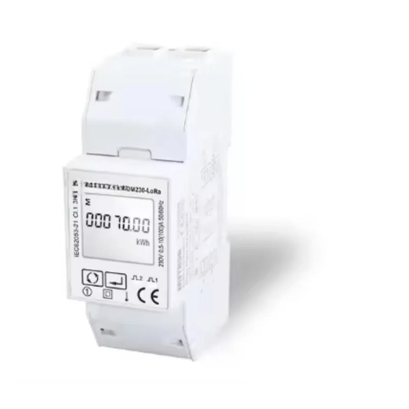SDM230-LoRa Single Phase Din Rail Wireless LoRa System LoraMesh Smart Power Meter