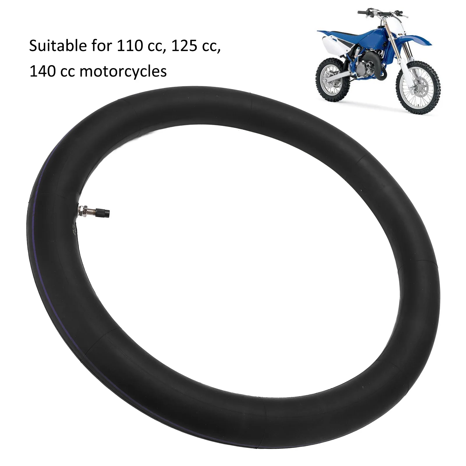 Motorcycle Tire Inner Tube 2.50‑17 Inner Tube Strong Flexibility Shock Absorption for 140cc Motorcycles for 125cc Motorcycles