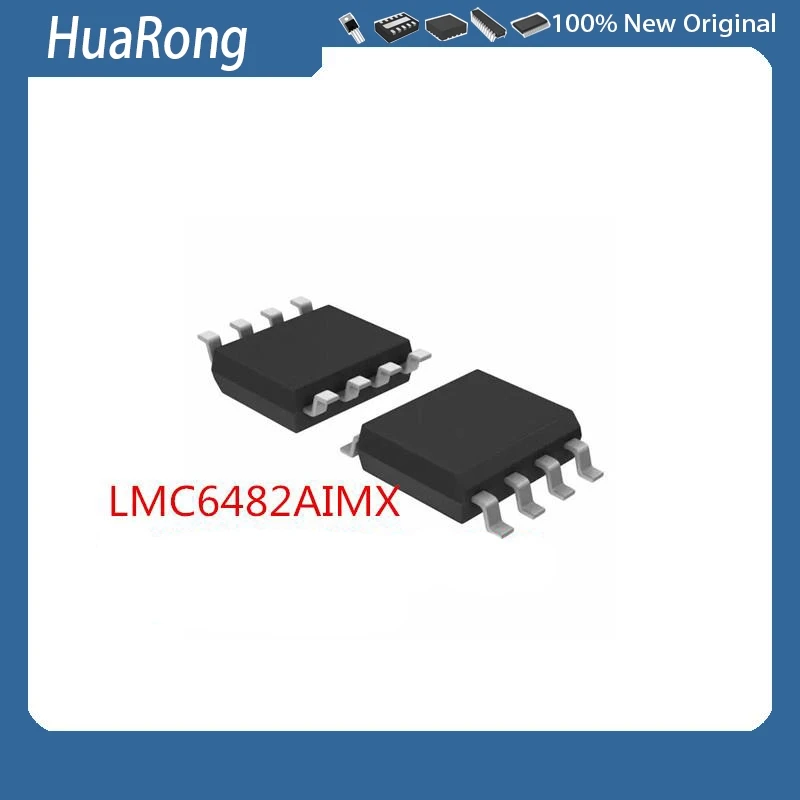 5Pcs/Lot     LMC6482AIMX LMC6482AIM  LMC6482    SOP-8