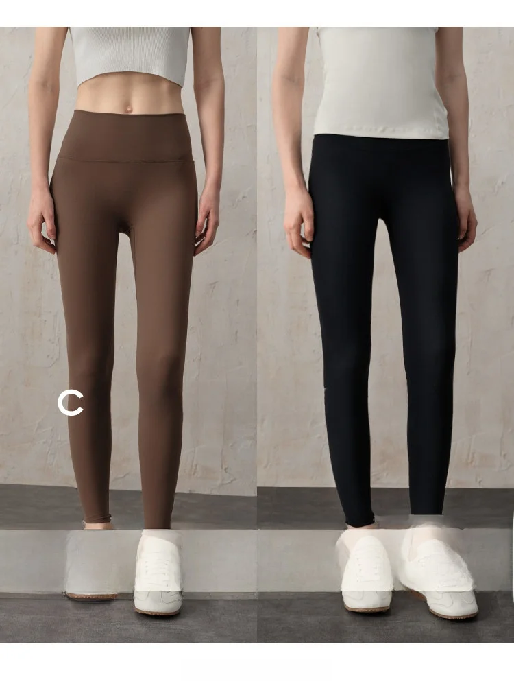 

Женские брюки для йоги COOBLOOM с высокой талией, облегающие, для бега, дышащие, удобные, из нейлона и спандекса