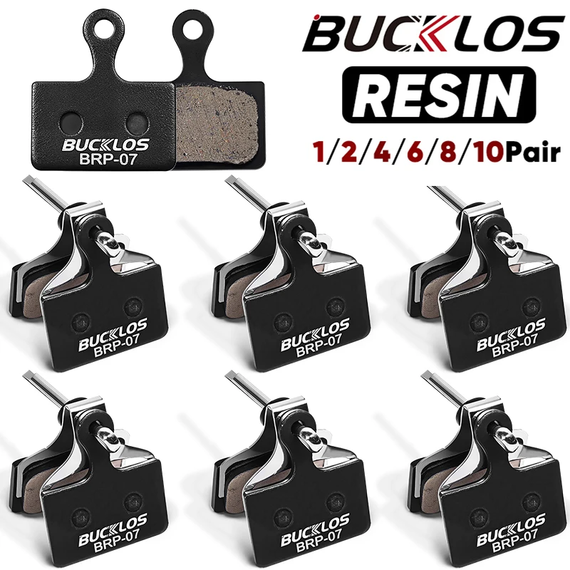 Pastillas de freno de disco de resina BUCKLOS para SHIMANO K05S, pastillas de freno hidráulicas resistentes al desgaste, pastillas de freno MTB para K03S K04S, piezas de ciclismo