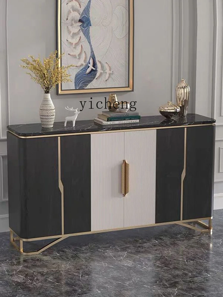 ZC Entrance Cabinet Shoe Cabinet Integrated Simple Modern Entrance Home Doorway New Chinese Style Locker