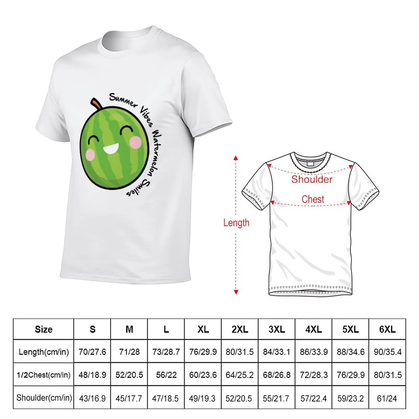 New Watermelon Delight - Summer Vibes, Watermelon Smiles T-Shirt Tee shirt t-shirts man korean fashion mens clothing