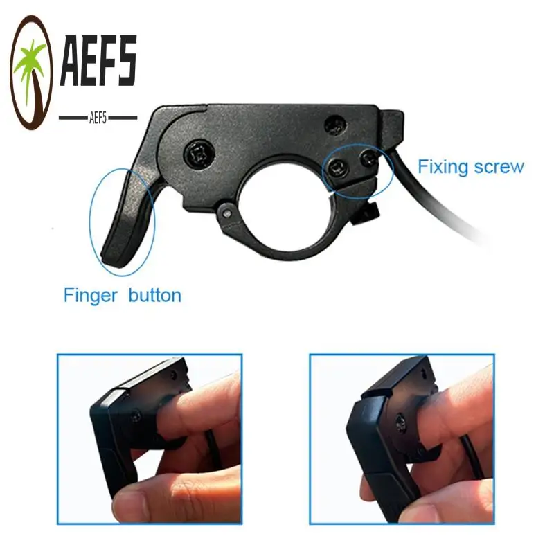 

AEF5-FF-009 Thumb Throttle Quick Disassembly Left Right Universal Thumb Throttle Mountain Bike Refit Accessory