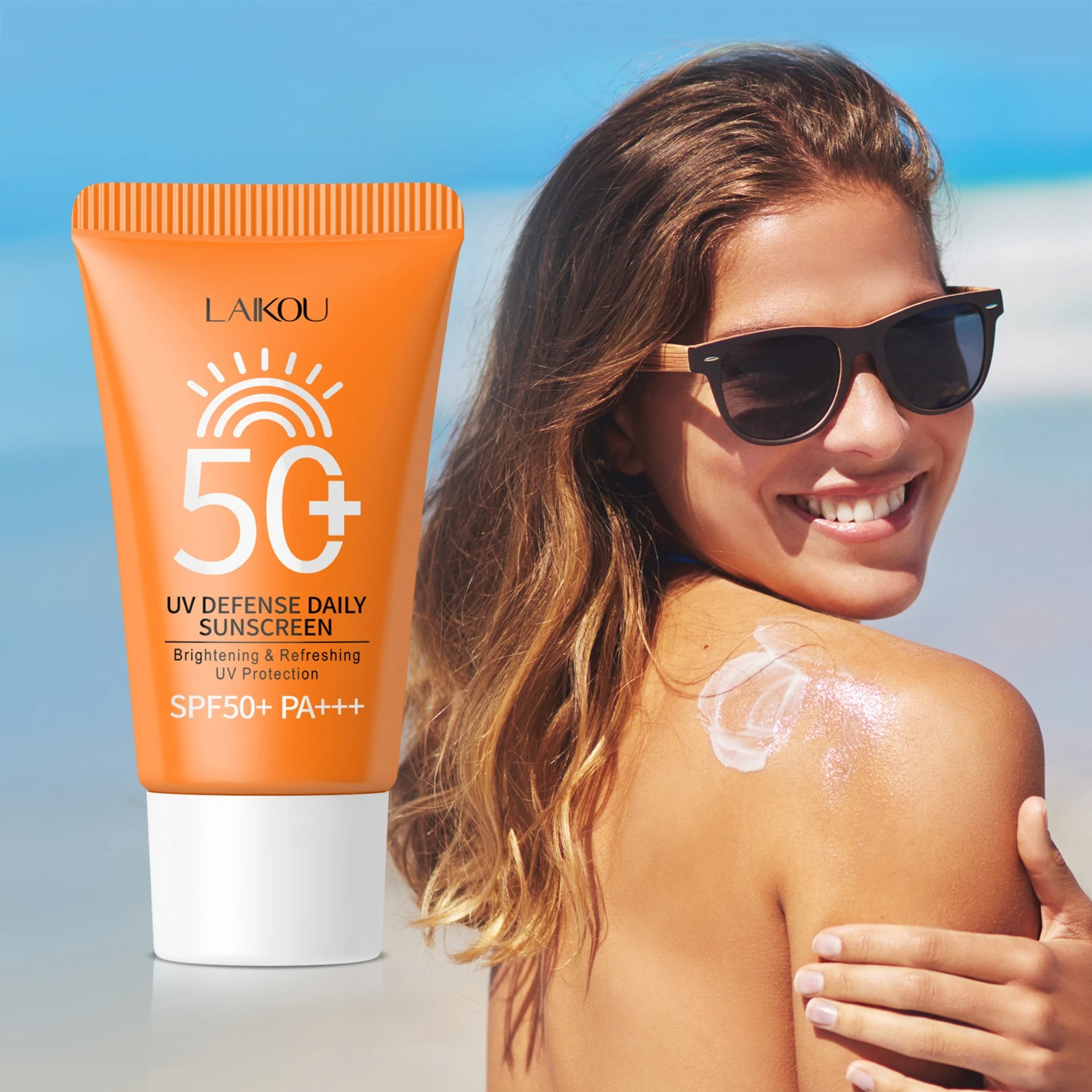 Isolation milk sunscreen hydrating and moisturizing sunscreen UV protection refreshing brightening waterproof facial body care