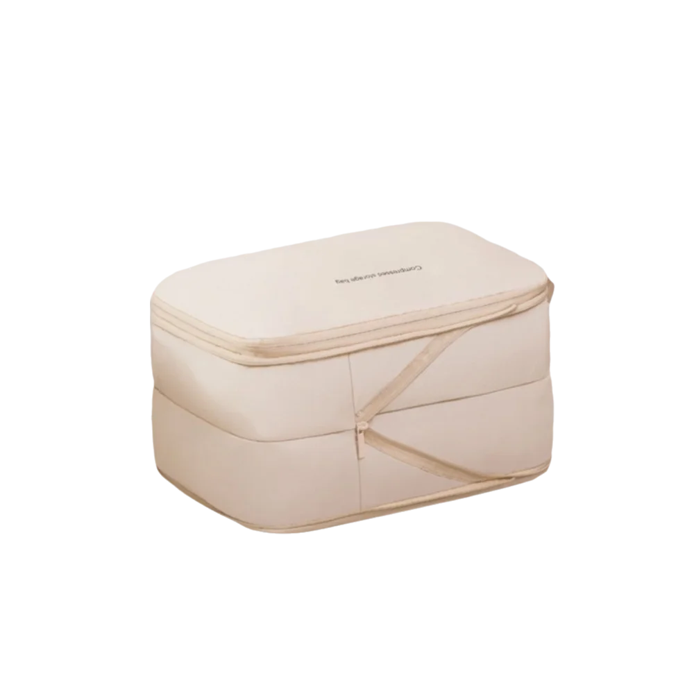 حقيبة تخزين ملابس قابلة للطي، سعة كبيرة، حقيبة تخزين سترة مضغوطة مع سحاب لتوفير المساحة، مكعب تعبئة الملابس #1