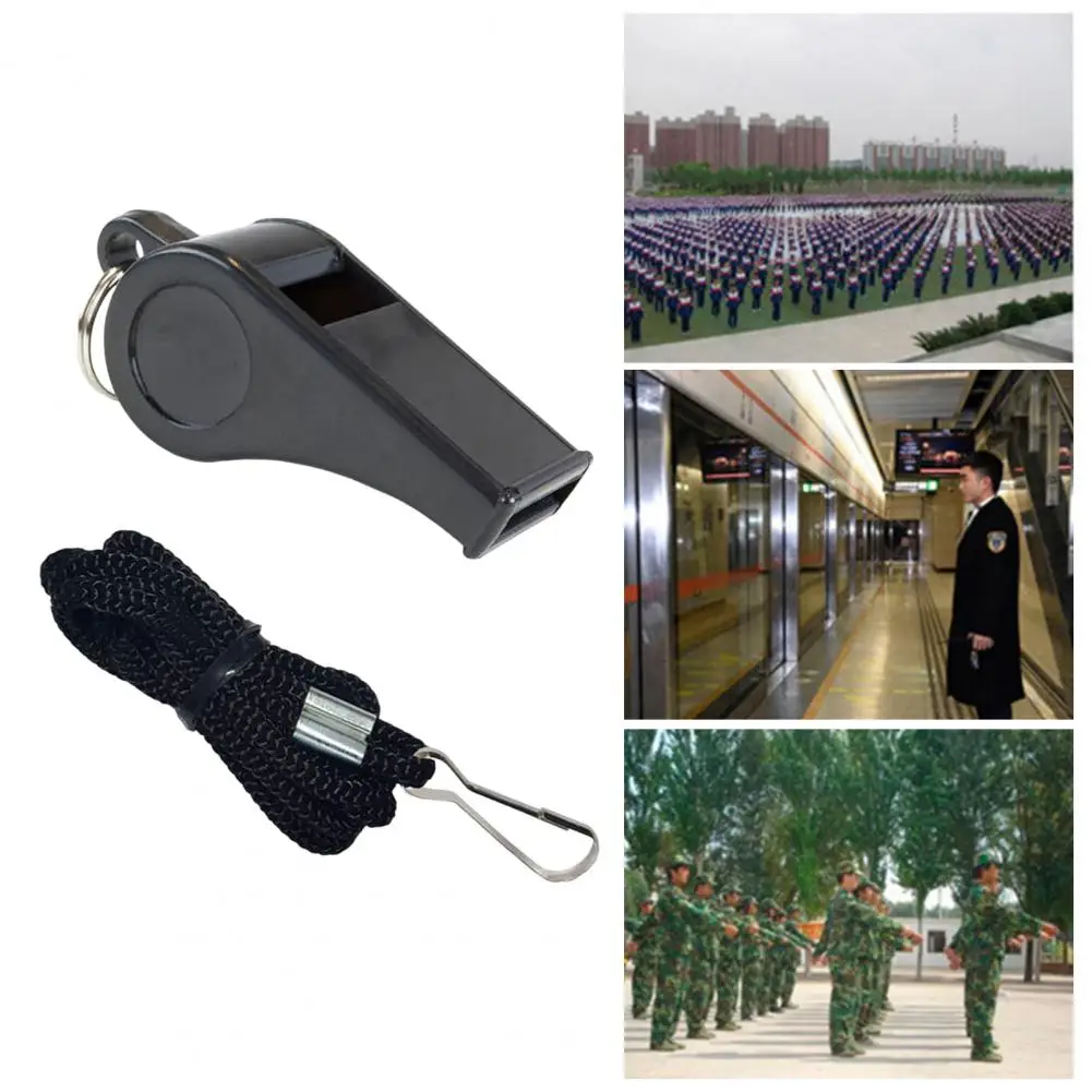 Warning Black Color Children Sports Whistle Cheerleading Tools Sports Good