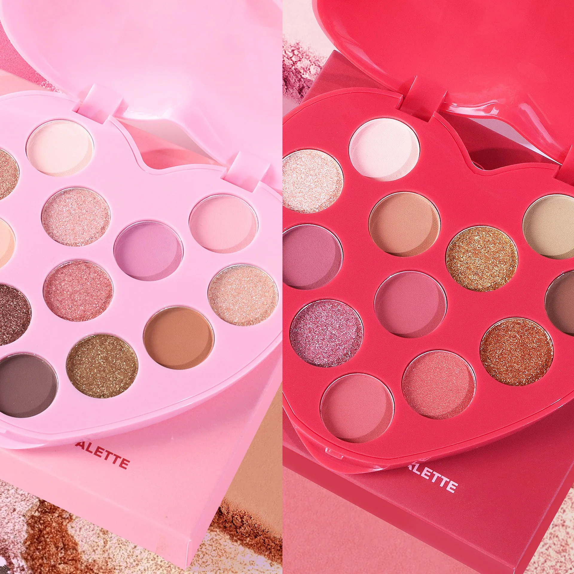 9/12/16/29/40 colori Matte Eyeshadow Palette Pearlescent Eye Plate Cute Makeup Palette femminile Cosmetic Lasting Nature Beauty