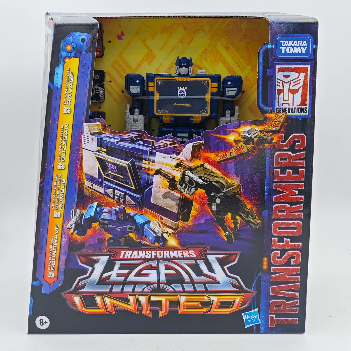 

Экшн-фигурка hasbrotransformer Legacy United Voyager Class G1 Universe Soundwave Rumble Buzzsaw Ravage Коллекционная модель F9188