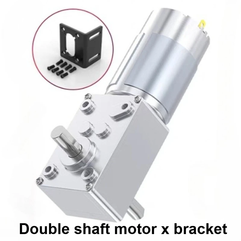 5840-555 فرشاة المغناطيس الدائم محرك تباطؤ تيار مستمر 12V24V دودة توربو منخفضة السرعة قابلة للتعديل عزم دوران كبير قفل ذاتي