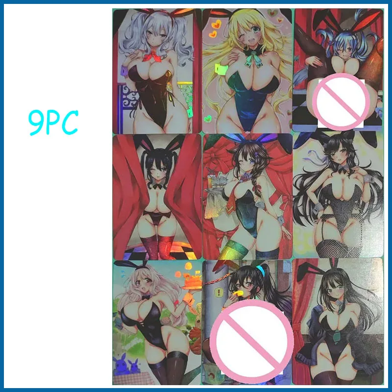 Anime Goddess Story DIY ACG Sakurajima Mai Alter Hestia Freya Games Toy Cards Collectible Cards Christmas Birthday Gifts