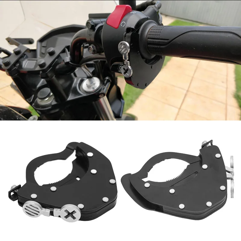 

Universal Cruise Control Motorcycle Throttle Lock Assist Handlebar Accessories Top/Bottom Kit For BMW KTM Suzuki Yamaha Honda