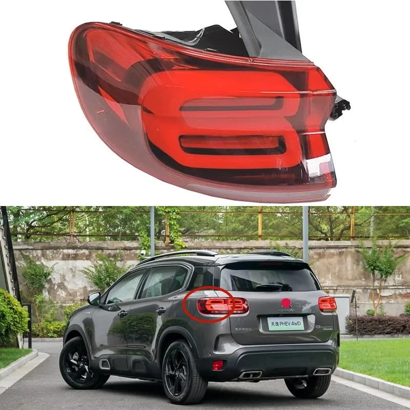 

outside Tail Lamp For Citroen C5 Aircross 2020 Car Accessories Rear Tail Light Assembly Brake Taillight Stop Lights Parking Lamp