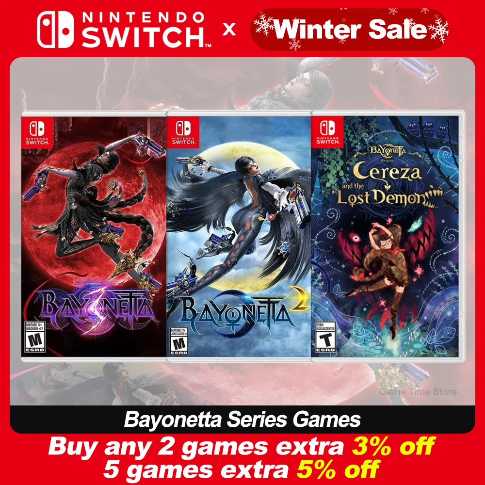 Bayonetta 3 2 Origins Game Collections Nintendo Switch Games Physical Game Card Deals for Switch OLED Action Genre 100% Original