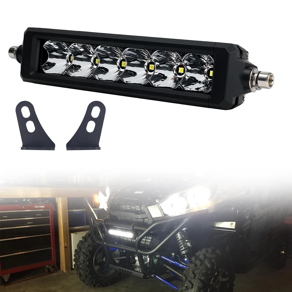 

8 inch 30W Combo Beam Led Bar 6000K White Light 4x4 Offroad 4WD Boat RV Pickup ATV Driving Auxiliary Working Lights