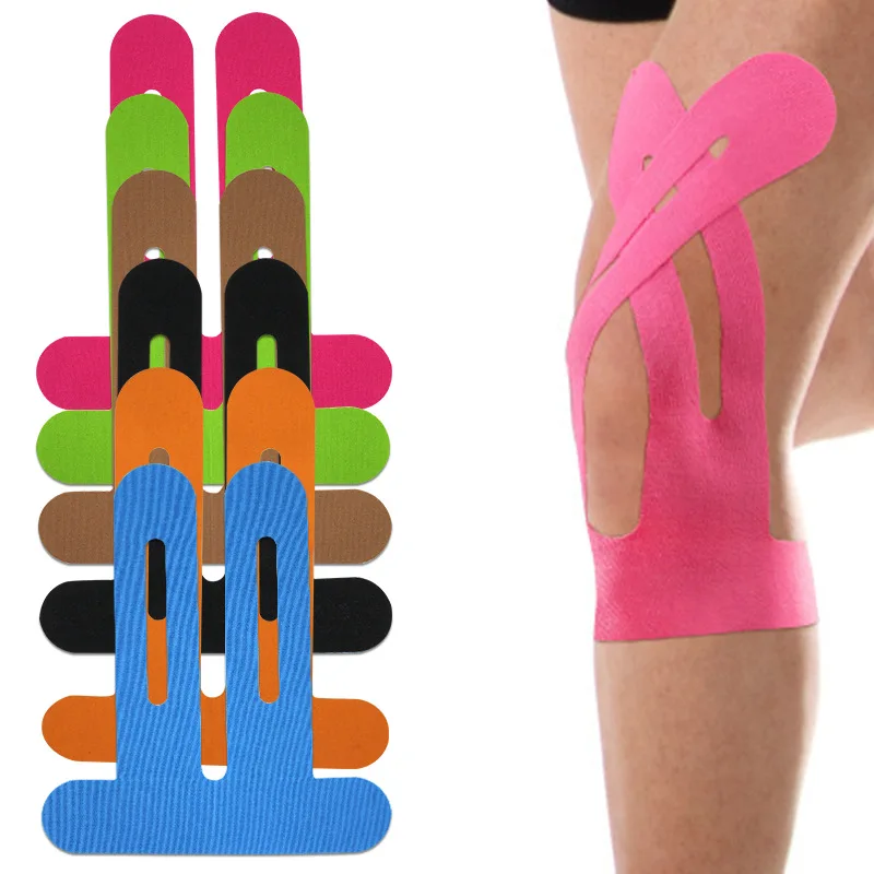 

1/5/10PCS Kinesiology Tape for Knees Waterproof Elastic Breathable Knee Tape Athletic Tape Provide Support Stability for Running