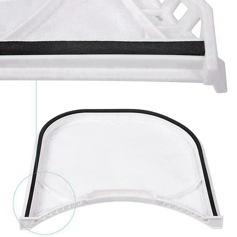 Secador Lint Filter Screen com feltro Rim Seal para secador de roupa, Substitui 5231EL1003B, DLE2512W, DLE2514W, 4pcs