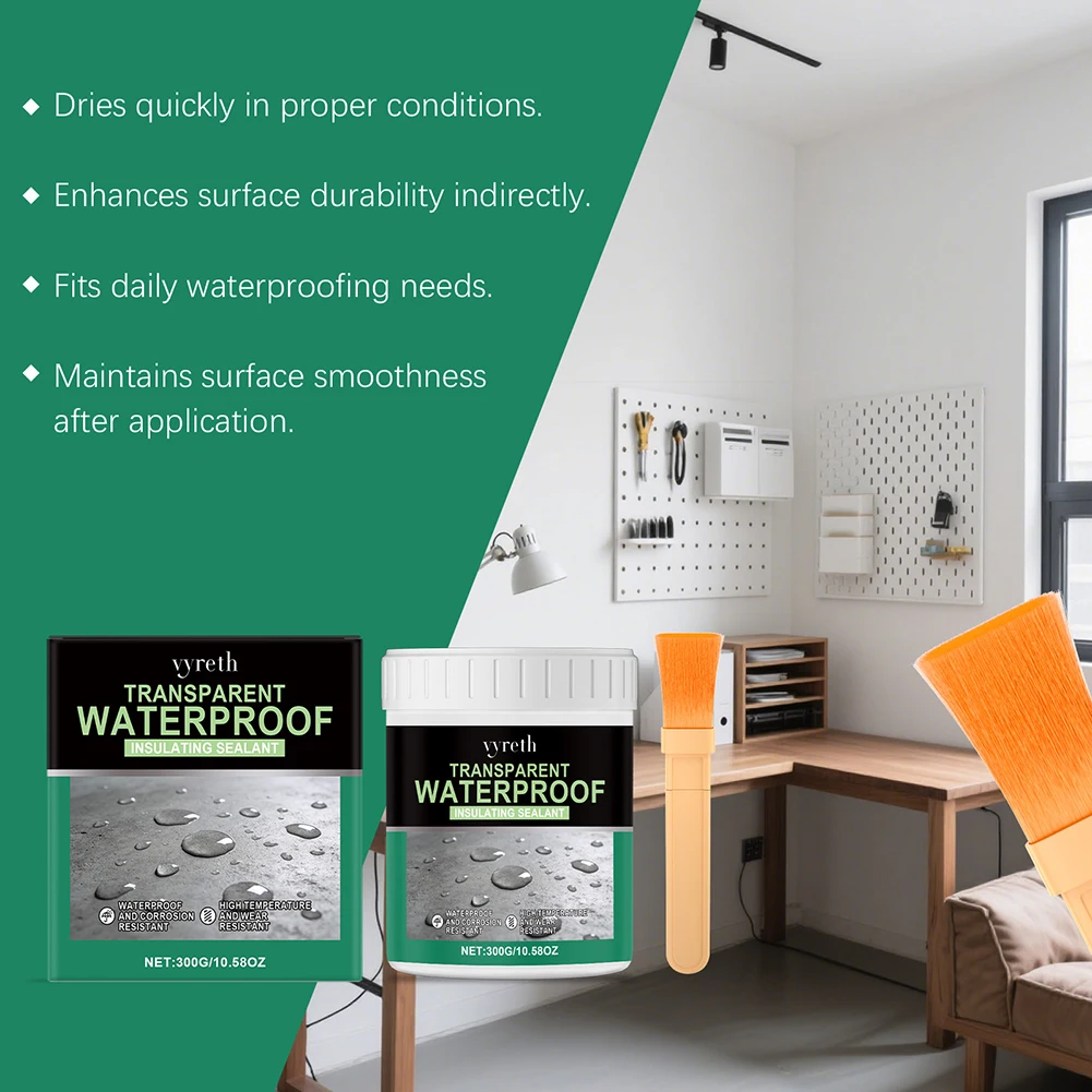 Transparent Waterproof Adhesive Glue,Quick Dry Clear Adhesive For Window Frame Gaps Bathroom Tile,Roofs Leak Repair Sealing Glue