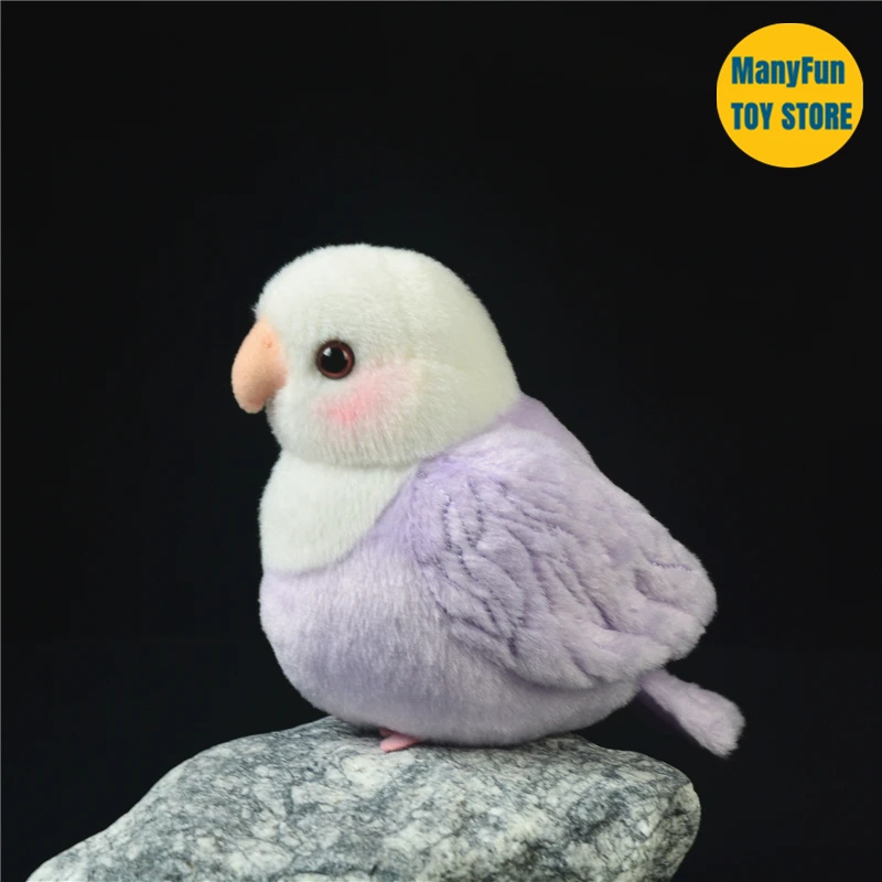Pluszowa zabawka papuga piwonia, pluszak nierozłączka o wysokiej jakości, pluszowa zabawka papuga nierozłączka, realistyczna pluszowa zabawka budżgerigara, symulacja, lalka dla dzieci, kolekcjonerska.