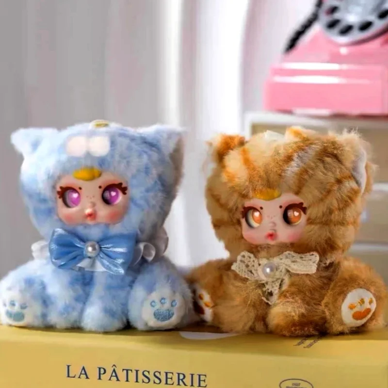جديد مم الحليب الحلوى شقي كيتي مؤذ القط صندوق أعمى لطيف أنيمي أفخم دمية Kawaii المنقولة الذيل هدية جمع هدية عيد