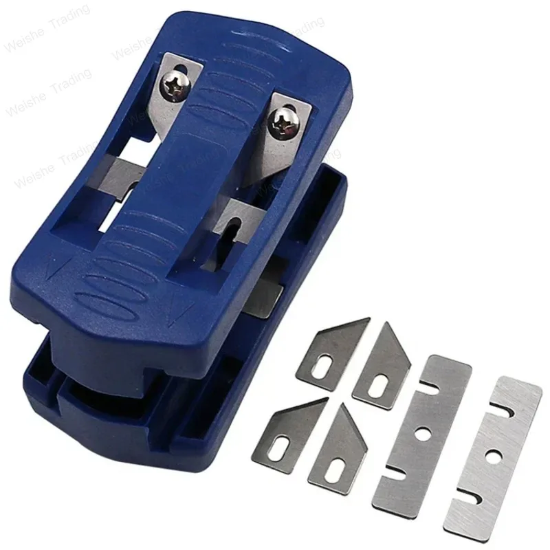 Edge Banding Trimmer Wood Side Banding Machine Set Plastic PVC Plywood Melamine Manual Head Tail Trimming DIY Woodworking Tools