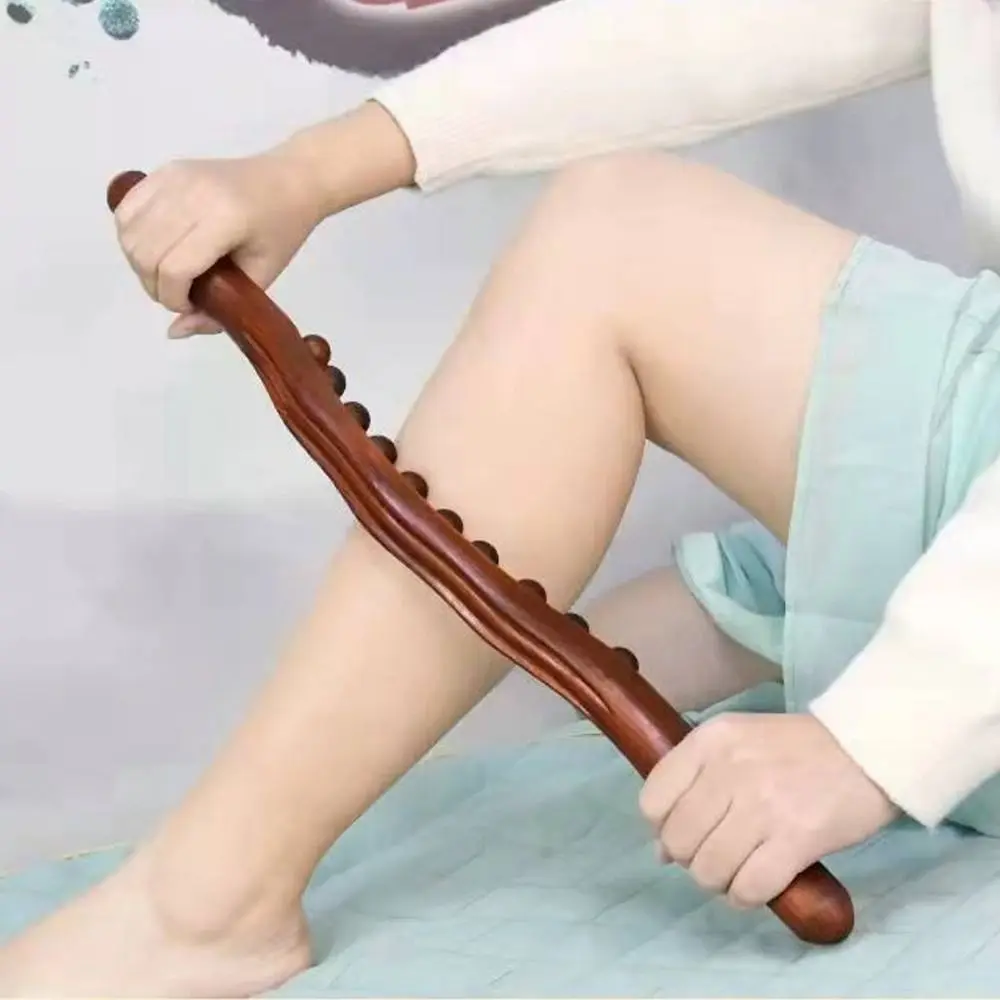 

8/20/31 бусины, ручная массажная палочка Гуа Ша, точечный массаж, бытовая меридианная палочка, лечение карбонизированного дерева