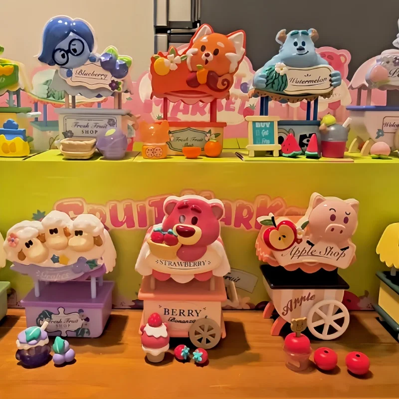 MINISO Disney Pixar série de marché aux fruits figurines d'anime Toy Story à l'envers boîte aveugle ornement de collection cadeau mystère en gros