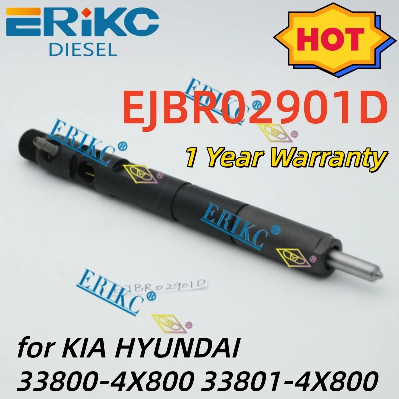 2901D Diesel Fuel Injectors EJBR02901D Original Common Rail Injection 33800-4X800 33801-4X800 for KIA HYUNDAI Terracan 2.9 CRDi