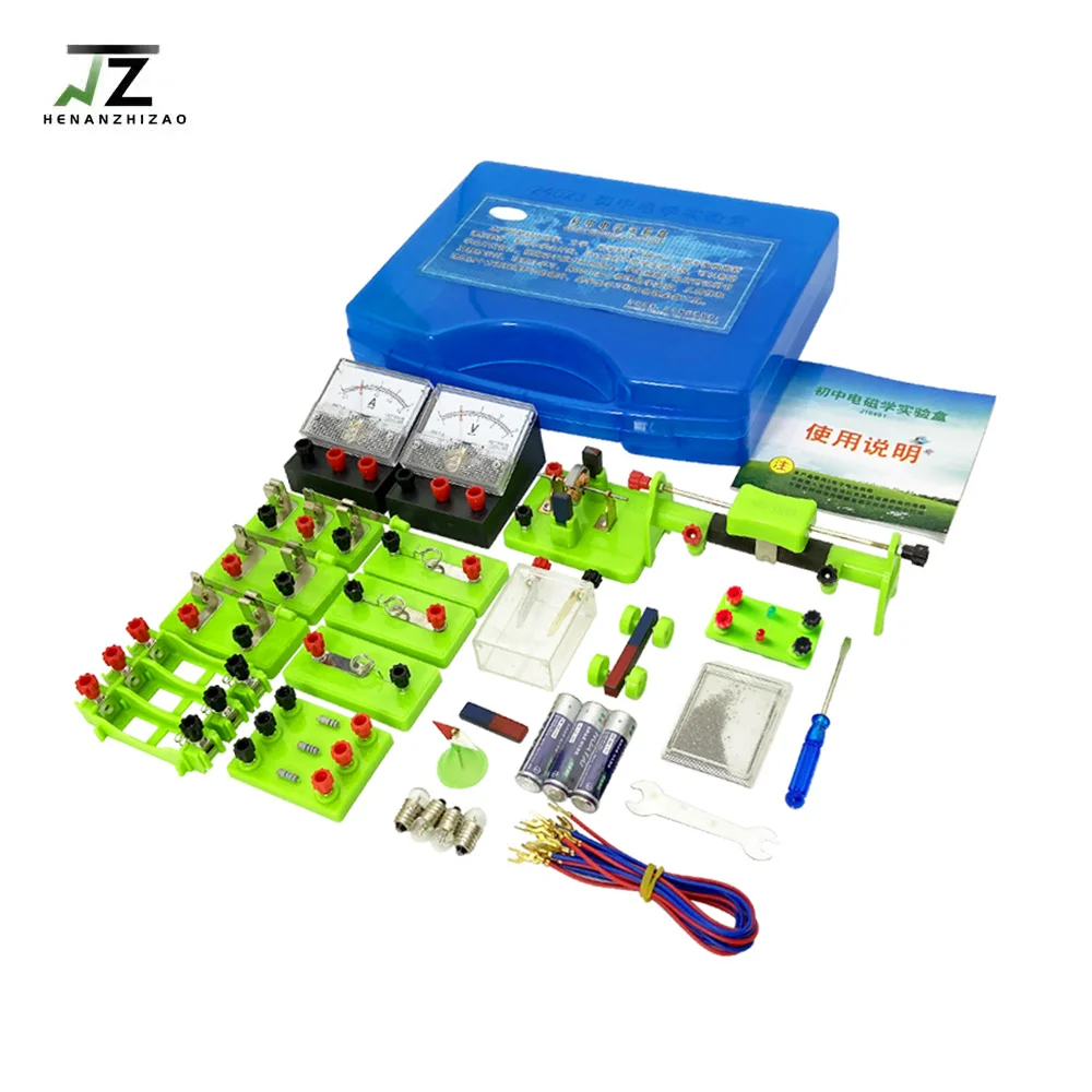 

Physical Electrical and Magnetics Experimental Instrument Kit Lab Experiment Box for Middle School