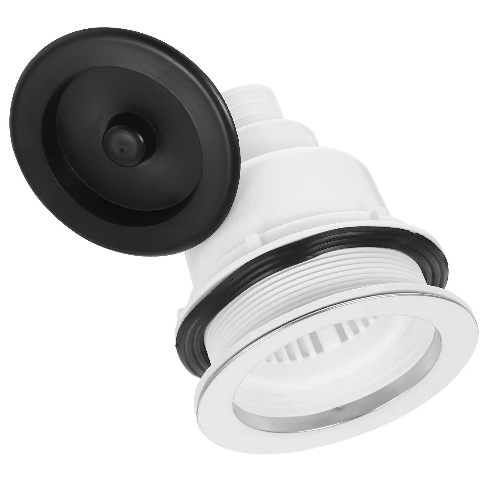 

Керамический сливной фильтр для парикмахерской мойки, заглушка для шампуневого бассейна, уловитель волос из нержавеющей стали, корзина-фильтр для раковины, сливной стоппер