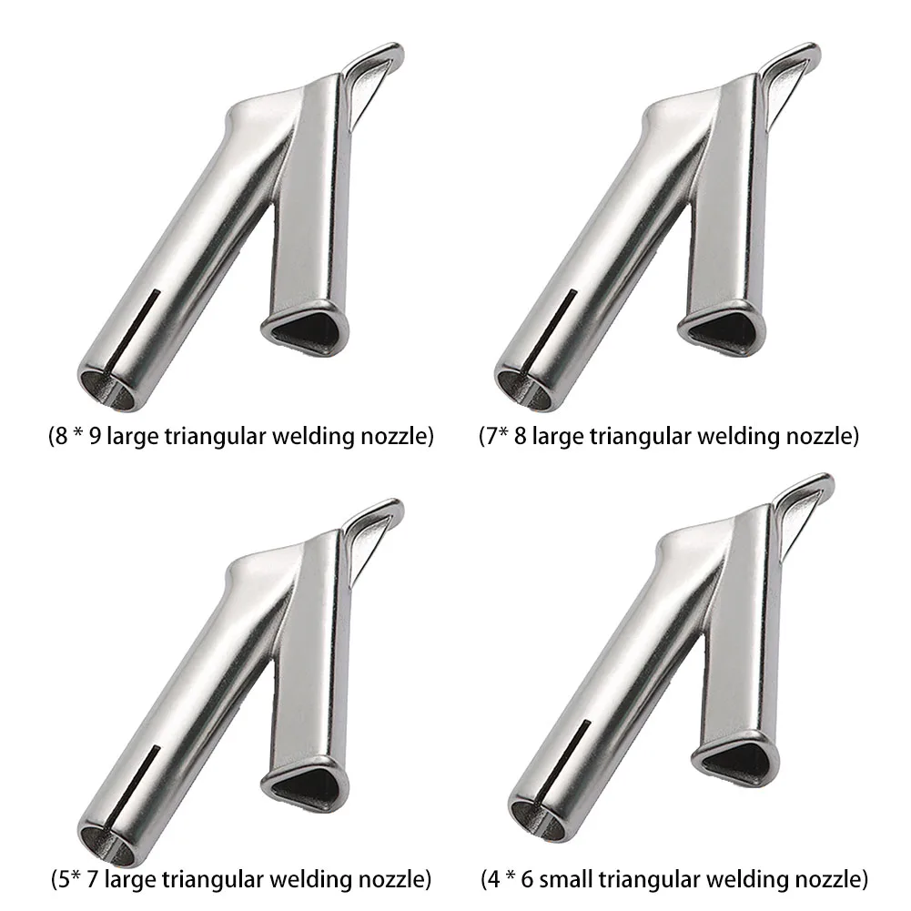 Imagem -03 - Velocidade de Soldagem Bico Triangular y Pistola de ar Quente Cabeça da Tocha de Calor Ponta de Soldagem para Vinil Polipropileno Plástico Pvc Soldador