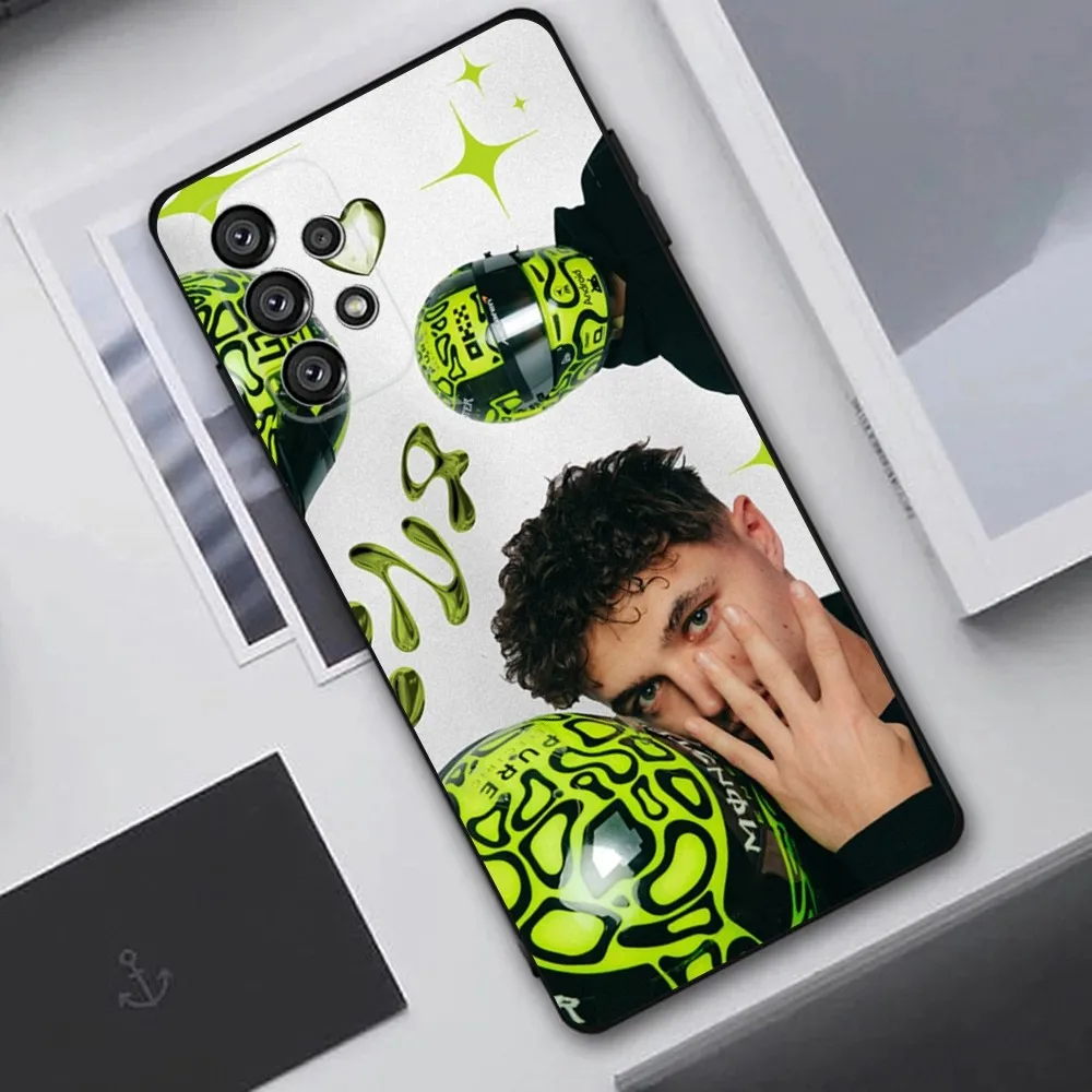 F1 Formula 1 L-Lando Norris Phone Case For Samsung Galaxy A20,A21s,A22,A31,A32,A52,A53,A72,73,A80,A91 Soft Black Cover