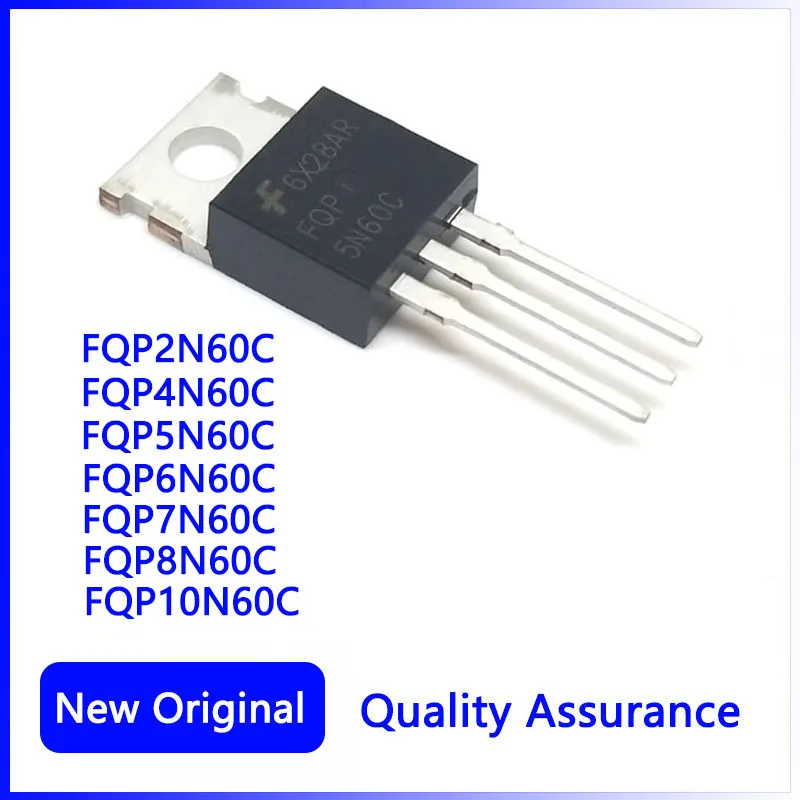 10 قطعة/الوحدة FQP5N60C FQP2N60C FQP4N60C FQP6N60C FQP7N60C FQP8N60C FQP10N60C FQP12N60C FQP20N60C MOS ترانزستور التأثير الميداني