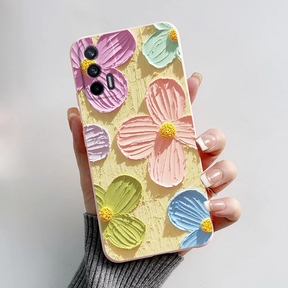 غطاء خلفي من السيليكون الناعم لـ OPPO Realme ، Realme GT ، 5G ، دب لطيف ، كرتون ، ضفدع ، GT Neo 2T ، Neo 2T ، حافظة هاتف